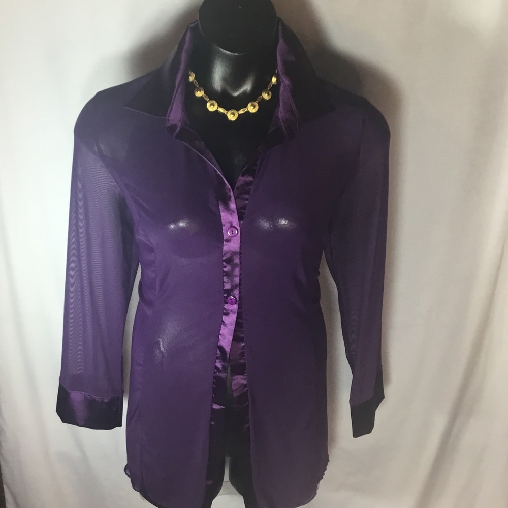 Elegant Purple Women's Top